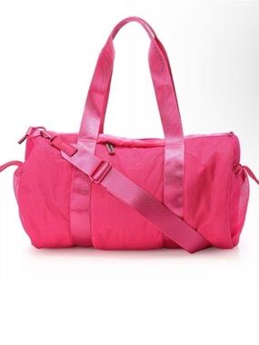 •Wildin’ Out• Wildfox Pink Gym Duffle Bag | Hot Pink Travel Sport Yoga Weekender